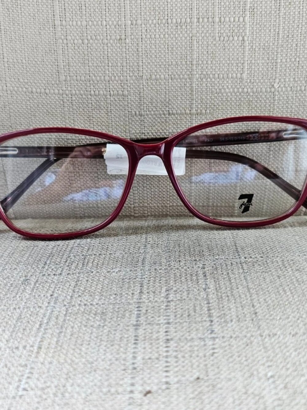 7 for All Mankind Eyeglasses Frame LAUREL RED Eyewear Unisex Glasses NWT